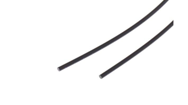 Sensore per fibre ottiche Baumer FSE 200C1Y00, tipo riflettivo, lunghezza 2 m, operante da -30 a +70 °C, con collegamento elettrico via cavo.