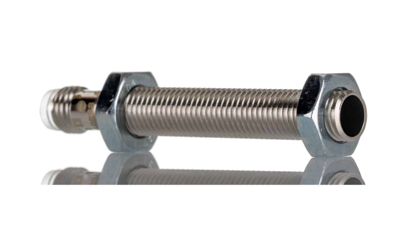 Sensore di prossimità induttivo cilindrico BALLUFF BES M08MI-PSC40B-S49G, PNP, M8, rilevamento 4 mm, IP67.