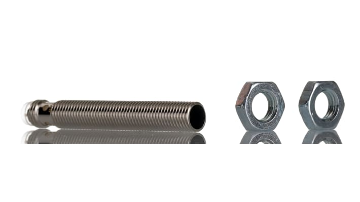 Sensore di prossimità induttivo cilindrico BALLUFF BES M08MI-PSC40B-S49G, PNP, M8, rilevamento 4 mm, IP67.