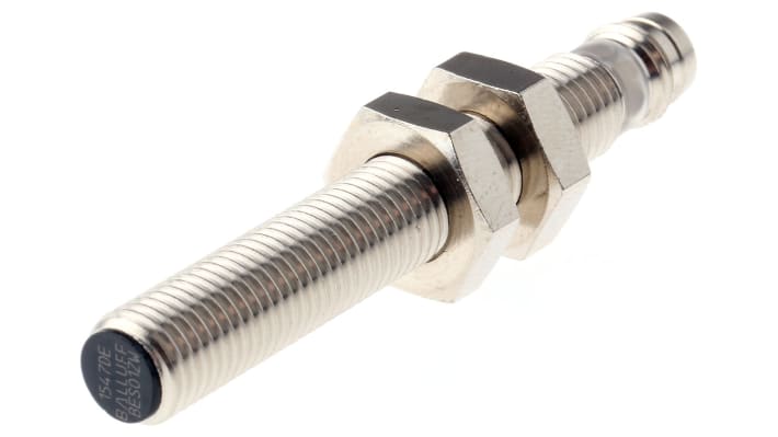 Sensore di prossimità cilindrico NPN BALLUFF BES M08MI-NSC40B-S49G, rilevamento 4 mm, grado di protezione IP67, connettore M8.