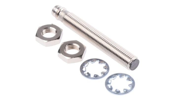 Sensore di prossimità cilindrico NPN BALLUFF BES M08MI-NSC40B-S49G, rilevamento 4 mm, grado di protezione IP67, connettore M8.