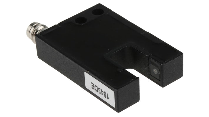 Sensore fotoelettrico a forcella BALLUFF BGL 10 A-001-S49, rilevamento 10 mm, uscita PNP, IP67, alimentazione 10-30 V cc.