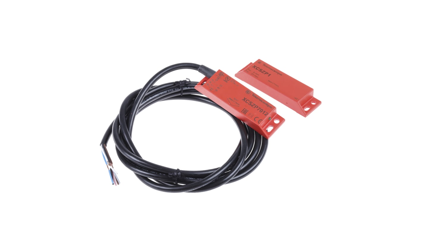 Interruttore di sicurezza senza contatto Telemecanique Sensors, 24V cc, grado di protezione IP66/IP67, dimensioni 88mm x 34mm x 13mm.