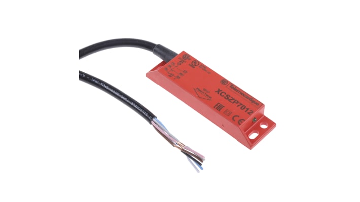 Interruttore di sicurezza senza contatto Telemecanique Sensors, 24V cc, grado di protezione IP66/IP67, dimensioni 88mm x 34mm x 13mm.