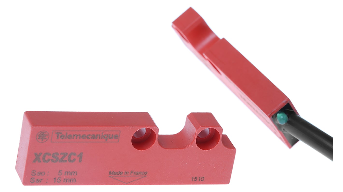 Interruttore di sicurezza Telemecanique Sensors XCSDMC7912, magnetico codificato, 24V cc, protezione IP66/IP67, dimensioni 51x34x7 mm.