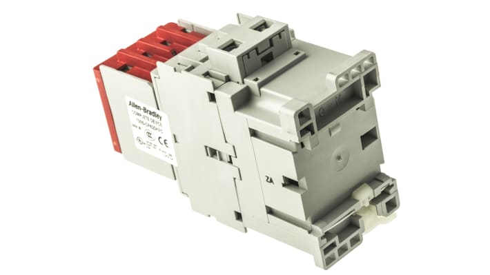 Allen Bradley 700S-CF620KFC, contattore di sicurezza 8 poli, tensione bobina 230 V, dimensioni 119.5 x 45 x 81 mm.