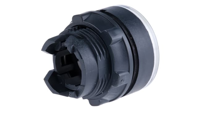 Testa a pulsante ZB5AW313 Schneider Electric: Bianca, ritorno a molla, montaggio a filo, IP69K. Ideale per automazione industriale.