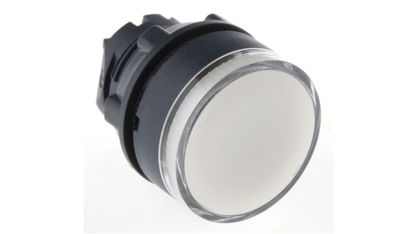 Blocco contatti luminoso Schneider Electric ZB5AW31, serie Harmony XB5, per pulsanti con ritorno a molla, compatibile con stazioni XAL.