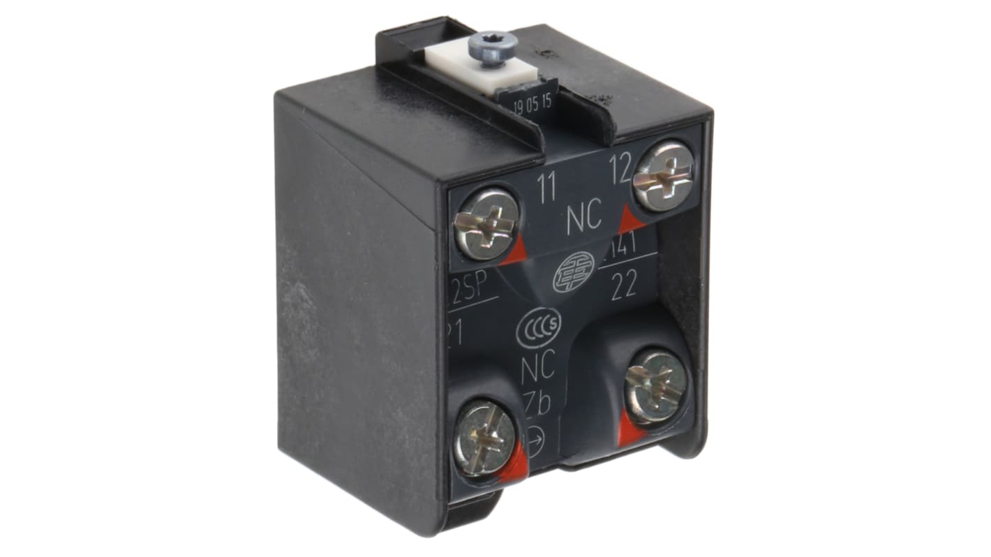 Interruttore di fine corsa Telemecanique Sensors XE2SP2141, 2NC, azione rapida, custodia plastica, temperatura -25/+70°C.
