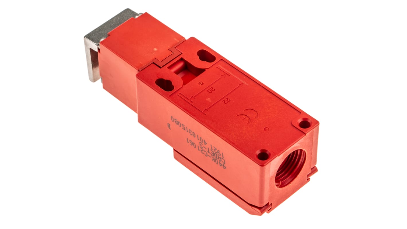 Interruttore di interblocco di sicurezza Allen Bradley Guardmaster 440K-C21061, 2NC/1NA, A chiave, IP67, 600V, 2,2A - Ideale per proteggere macchinari industriali.