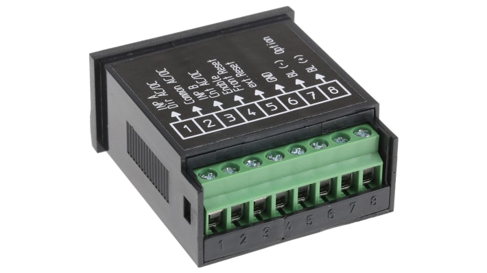 Contatore Kübler 6.132.012.853, LCD 8 cifre, alimentazione 10-260 V, montaggio a pannello, grado di protezione IP65.