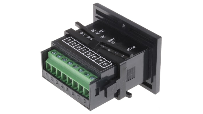 Contatore Kübler 6.132.012.863 con display LCD 8 cifre, montaggio a pannello, alimentazione 10-260 V, grado di protezione IP65.