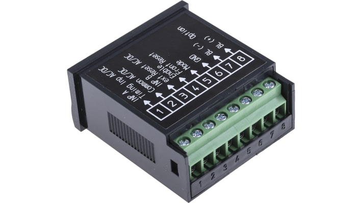 Contatore LCD Kübler 6.134.012.853, 8 cifre, montaggio a pannello, alimentazione 10-260 V, intervallo 0-99999,99.