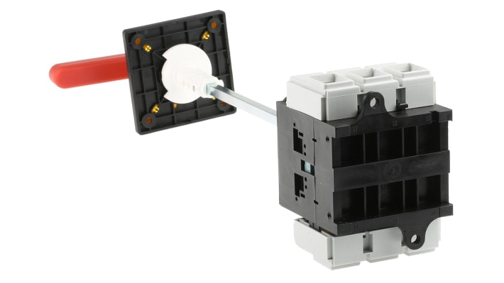 Interruttore di isolamento Schneider Electric VCCF6, 3 poli, 175A, montaggio a pannello, maniglia rossa, lucchettabile.