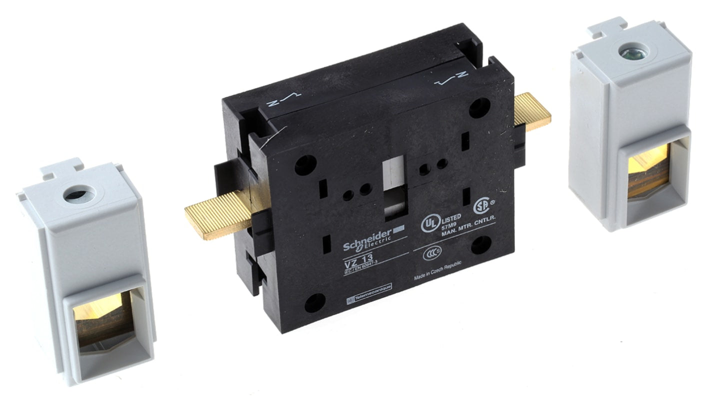 Contatto ausiliario Schneider Electric VZ13 per sezionatori Vario - Side Mount, 140 A. Accessorio essenziale per migliorare la funzionalità degli impianti.