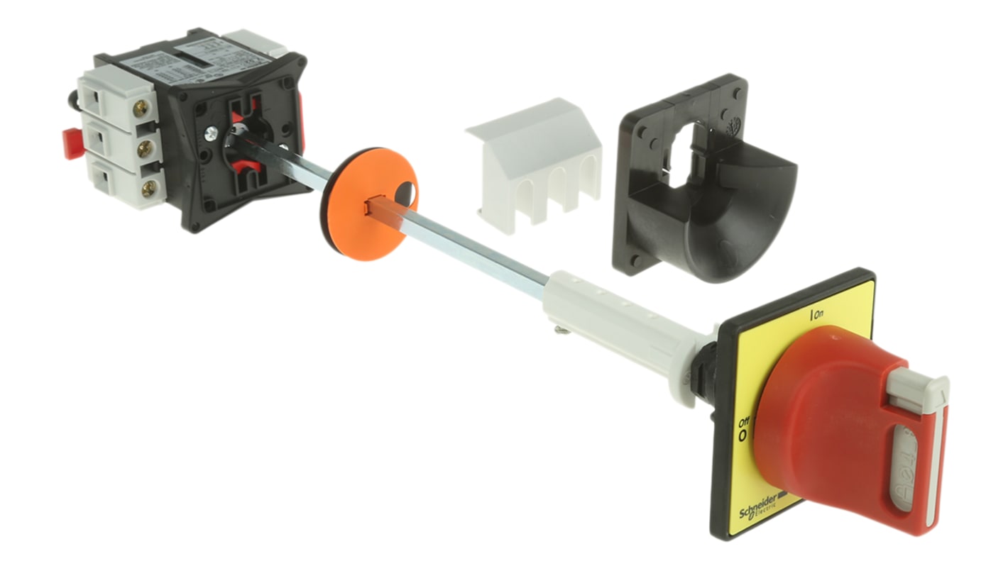 Interruttore di isolamento Schneider Electric VCCD02, 3P 12A 690V ca per ambienti industriali. Sicurezza e controllo per motori.