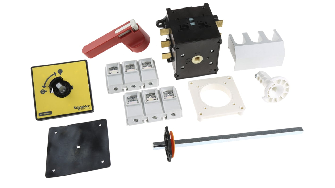 Interruttore di isolamento Schneider Electric VCCF5, 3P, 125A, 690V ca, Montaggio a pannello - Serie VARIO. Soluzione affidabile per scollegare circuiti industriali.