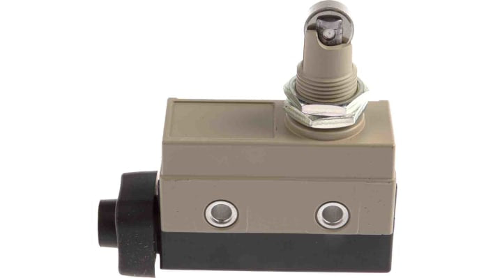 Interruttore di fine corsa Omron ZC-Q2255, stantuffo NO/NC, IP67, 250V, 10A, dimensioni 69.4mm x 70mm x 21.7mm, peso 92g.