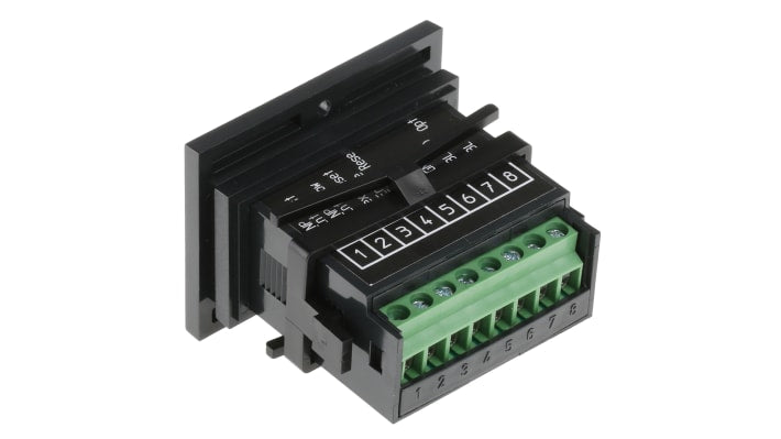 Contatore Kübler 6.130.012.850, LCD 8 cifre, montaggio a pannello, IP67, alimentato a batteria, dimensioni 32x15mm.