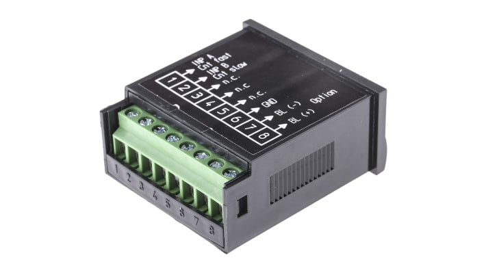 Kübler 6.136.012.850, contatore LCD 8 cifre, montaggio a pannello, intervallo 0-99999999, grado di protezione IP65.