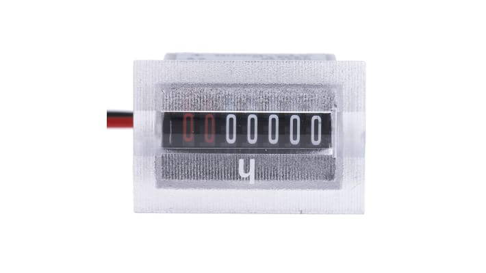 Contatore a pannello Kübler 3.060.200.383, 7 cifre, alimentazione 4,5-35 V c.c., IP65, intervallo 0-99999,99.