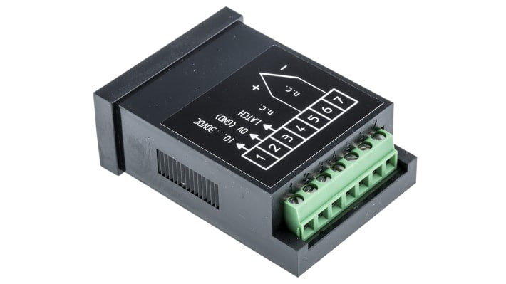 Regolatore di temperatura On/Off Kübler 6.532.012.300, alimentazione 10-30 V c.c., dimensioni 48 x 24 mm, protezione IP65.