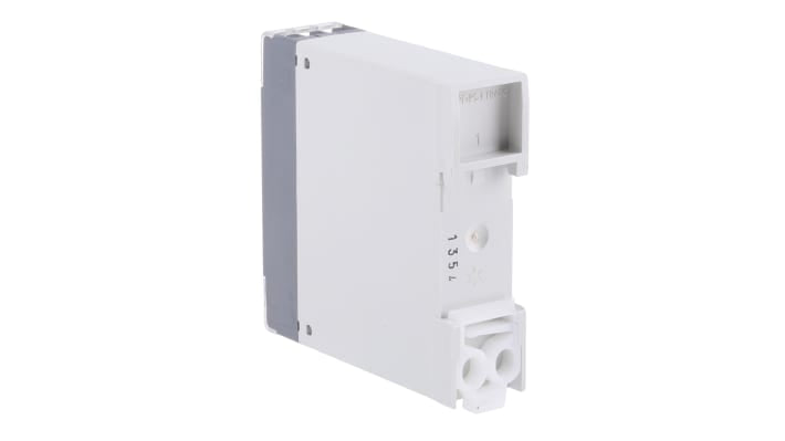 ABB Timer Relay 1 poli SPDT per guida DIN, intervallo 0.3-30s, 24V, 4A, dimensioni 22.5x78x78.5 mm.