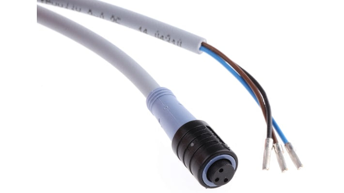 Sensore di prossimità PNP Turck BC5-Q08-AP6X2-V1131, tecnologia capacitiva, dimensioni 32x20 mm, montaggio 8 mm, IP67.