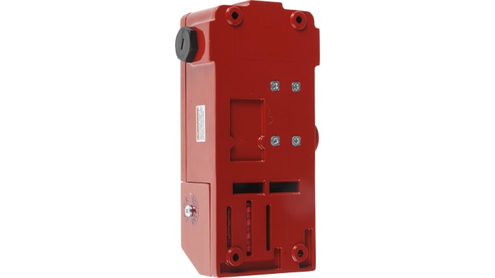 Interruttore di interblocco a solenoide Allen Bradley Guardmaster 440G-L07253, 230V, IP65, contatti 2N/C, custodia metallica, dimensioni 184x80x56mm.