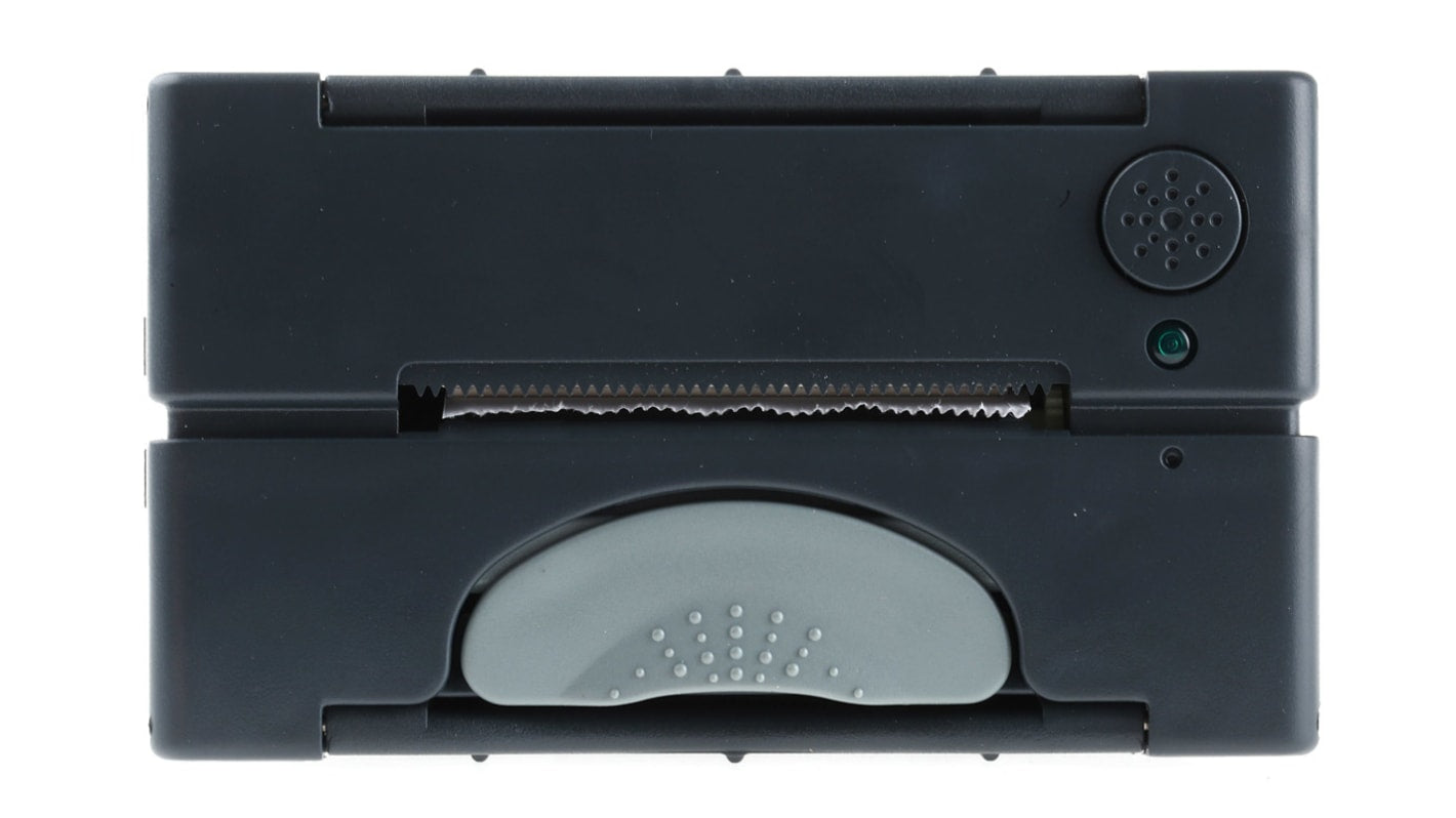 Stampante da pannello Able Systems AP1200, risoluzione 384 punti/linea, dimensioni 115mm x 67mm x 104mm.