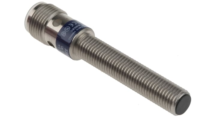 Sensore di prossimità induttivo Telemecanique XS608B1PAM12, M8, rilevamento 2,5 mm, PNP, resistenza IP67. Ideale per applicazioni industriali.