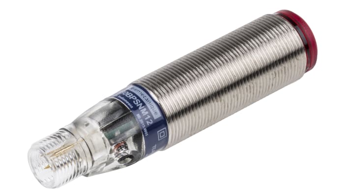 Sensore fotoelettrico Telemecanique XUB0BPSNM12: cilindrico multimodale 120 mm - 15 m PNP, ideale per applicazioni industriali.
