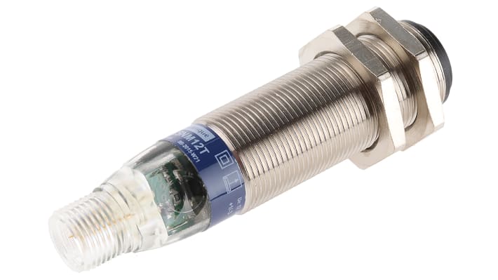 Sensore fotoelettrico cilindrico Telemecanique XUB0BKSNM12T, rilevamento 30m, infrarossi, IP65/67. Ideale per industria e movimentazione materiali.