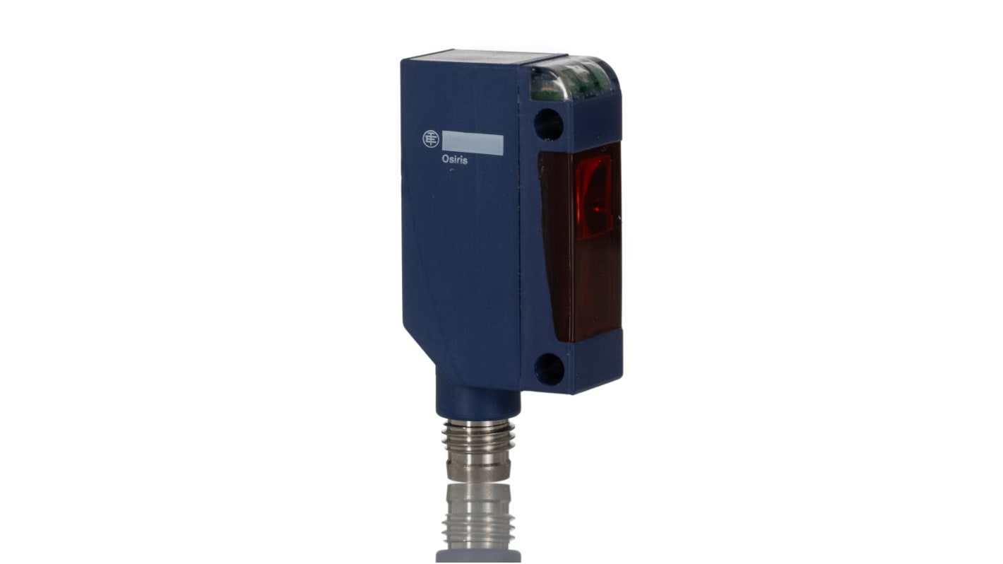 Sensore fotoelettrico rettangolare Telemecanique Sensors XUM0AKSAM8T, rilevamento fino a 10 m, uscita relè, IP67.