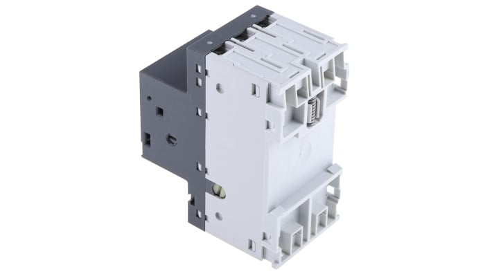 Interruttore automatico motore ABB 1SAM250000R1002 MS116-0.25, per motori fino a 16A, dimensioni 90mm x 45mm x 80.1mm, protezione da sovraccarichi e cortocircuiti.