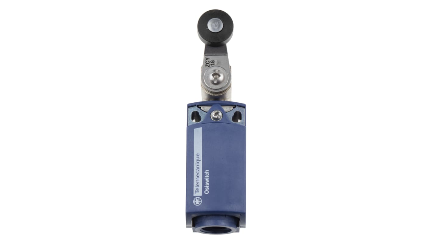 Interruttore di fine corsa Telemecanique Sensors XCKP2118P16, leva NO/NC, IP66/IP67, dimensioni 31mm x 65mm x 30mm.