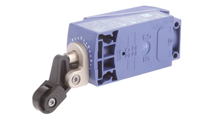 Interruttore di fine corsa Telemecanique Sensors XCKP2127P16, attuatore stantuffo, configurazione NO/NC, protezione IP66/IP67.