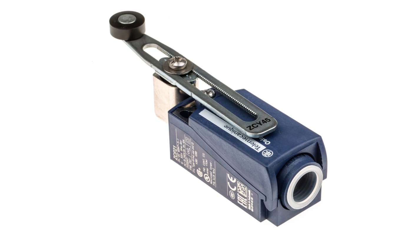 Interruttore di fine corsa Telemecanique XCKP2145P16 - Leva Rotante, 1NC, 240V, 10A, IP66 - Ideale per applicazioni industriali.