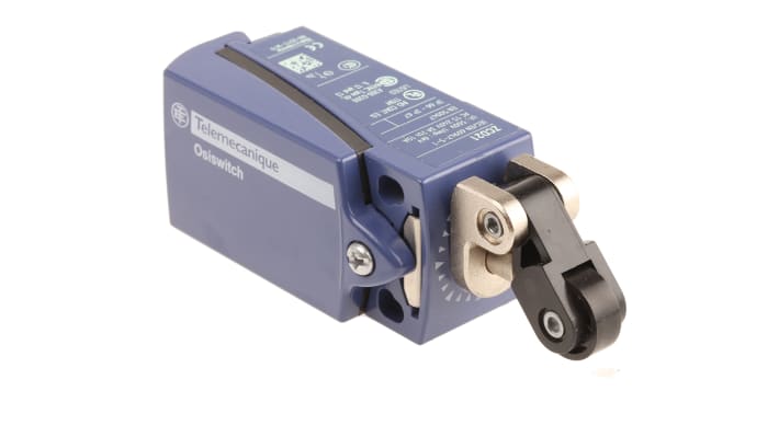 Interruttore di fine corsa Telemecanique Sensors XCKD2121P16, attuatore stantuffo NO/NC, protezione IP66/IP67, dimensioni 73x30x30 mm.
