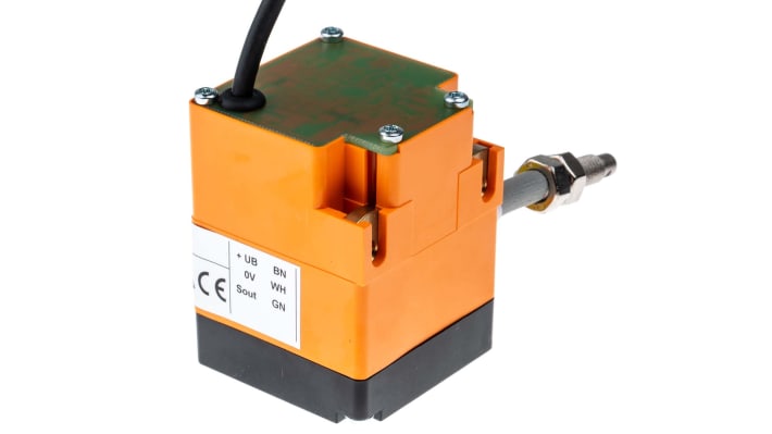 Kübler D5.3501.A221.0000, encoder incrementale miniaturizzato per misurazione di lunghezza fino a 1000 mm, dimensioni 74 x 43 x 40 mm.