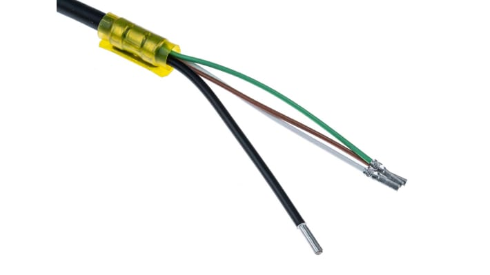 Kübler D5.3501.A221.0000, encoder incrementale miniaturizzato per misurazione di lunghezza fino a 1000 mm, dimensioni 74 x 43 x 40 mm.