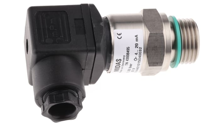 Jumo 401001/000-459-405-523-20-601-61/000, sensore di pressione in acciaio inox, 10 bar, uscita 4-20 mA, IP65.