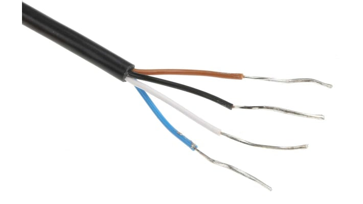 Sensore fotoelettrico cilindrico Sick VT12T-2P112, rilevamento 115 mm, uscita PNP, grado di protezione IP67, cavo 2 m.