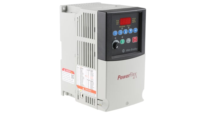 Allen Bradley 22B-D6P0N104, inverter trifase 2,2 kW, 400 V, interfaccia Ethernet, dimensioni 180x100x136 mm.