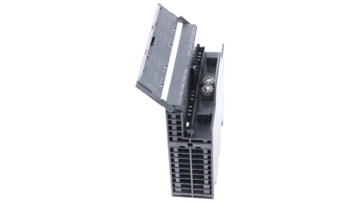 Modulo I/O digitale Siemens 6ES7322-1HF01-0AA0 per S7-300, 8 uscite relè, corrente 2 A, dimensioni 125 x 40 x 120 mm.