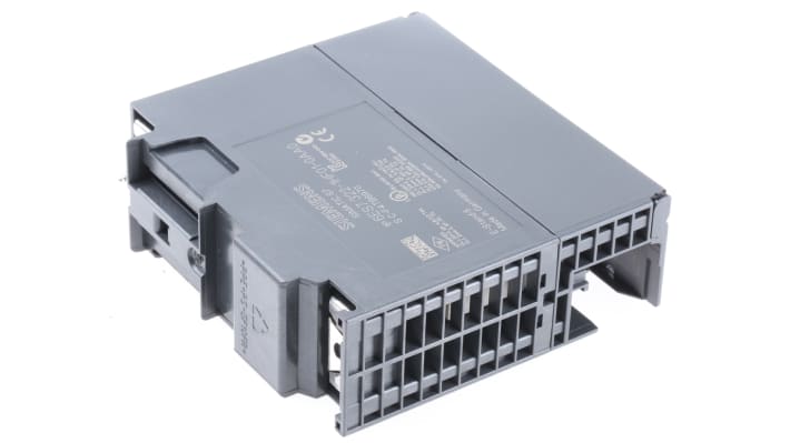 Modulo I/O digitale Siemens 6ES7322-1HF01-0AA0 per S7-300, 8 uscite relè, corrente 2 A, dimensioni 125 x 40 x 120 mm.