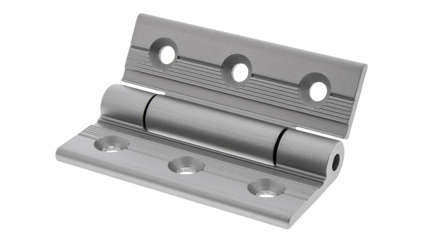 Cerniera Schmersal ADDITIONAL HINGE Z 400 per interruttore TV400, in alluminio, 71mm x 92mm, montaggio rapido su profili 40mm.