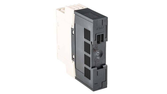 Avviatore soft-start Schneider Electric ATS01N106FT, 3 fasi, 2,2 kW, 480 V, dimensioni 100.4 x 22.5 x 100 mm, grado di protezione IP20.