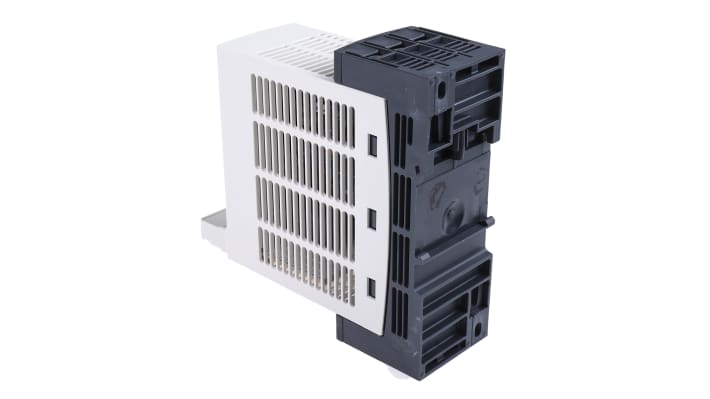 Avviatore soft-start Schneider Electric ATS01N112FT per motori asincroni, potenza 5,5 kW, 3 fasi, corrente 12 A, IP20. Dimensioni: 130,7 x 45 x 145 mm.