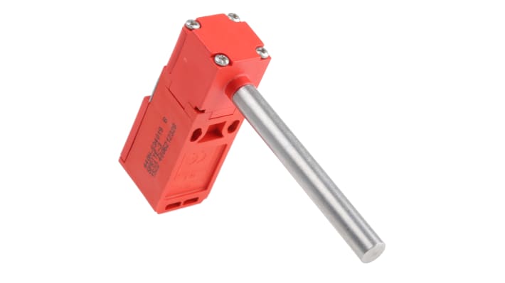 Interruttore di sicurezza a cerniera Allen Bradley Guardmaster 440H-S34019, 2 contatti N/C, IP67, dimensioni 75mm x 25mm.